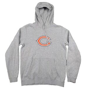 Nike Chicago Cubs Gray Hoodie Size Mens Medium MLB Big Center C Logo Swoosh EUC